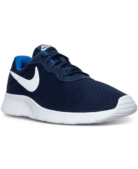 blue Nike tanjun men's